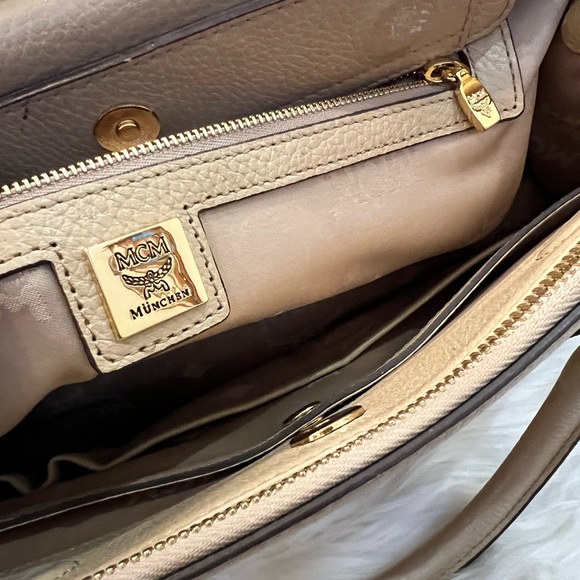 MCM Leather Studded Handbag - Picture 9 of 13